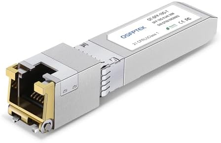 10G LR SFP+ Module, 10GBASE-LR Gigabit Ethernet Optic Transceiver, 10GbE Network MINI GBIC, SMF 1310nm 10km DDM LC Single-Mode for Cisco SFP-10G-LR, Mikrotik S-31DLC20D and Other Open Switch|B07QXP6YW5