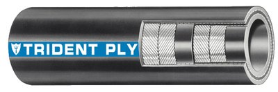 Trident Marine 200-3000-24 Trident Ply Softwall Exhaust Hose, 3" x 2'
