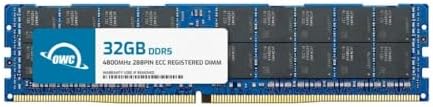 OWC 32GB (2x16GB DDR5 4800 PC5-38400 CL40 1Rx8 288-pin 1.1V ECC Registered RDIMM Memory RAM Module Upgrade Kit Compatible with Dell PowerEdge HS5610 HS5620