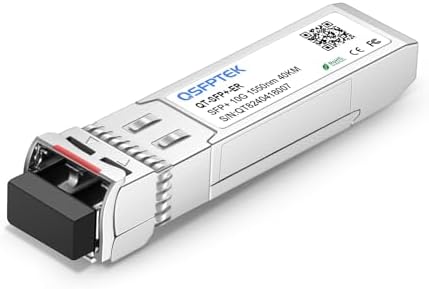 QSFPTEK 10GBASE-T SFP+ to RJ45 Module, 10Gb Copper RJ-45, Mini gbic SFP to Ethernet Network Optical Copper Transceiver Compatible with Dell GP-10GSFP-T, up to 30m|B0BX6G2CT6