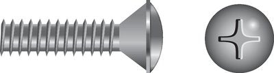 Seachoice SC2923 Phillips Machine Screw Oval Head, 10-32 x 1"