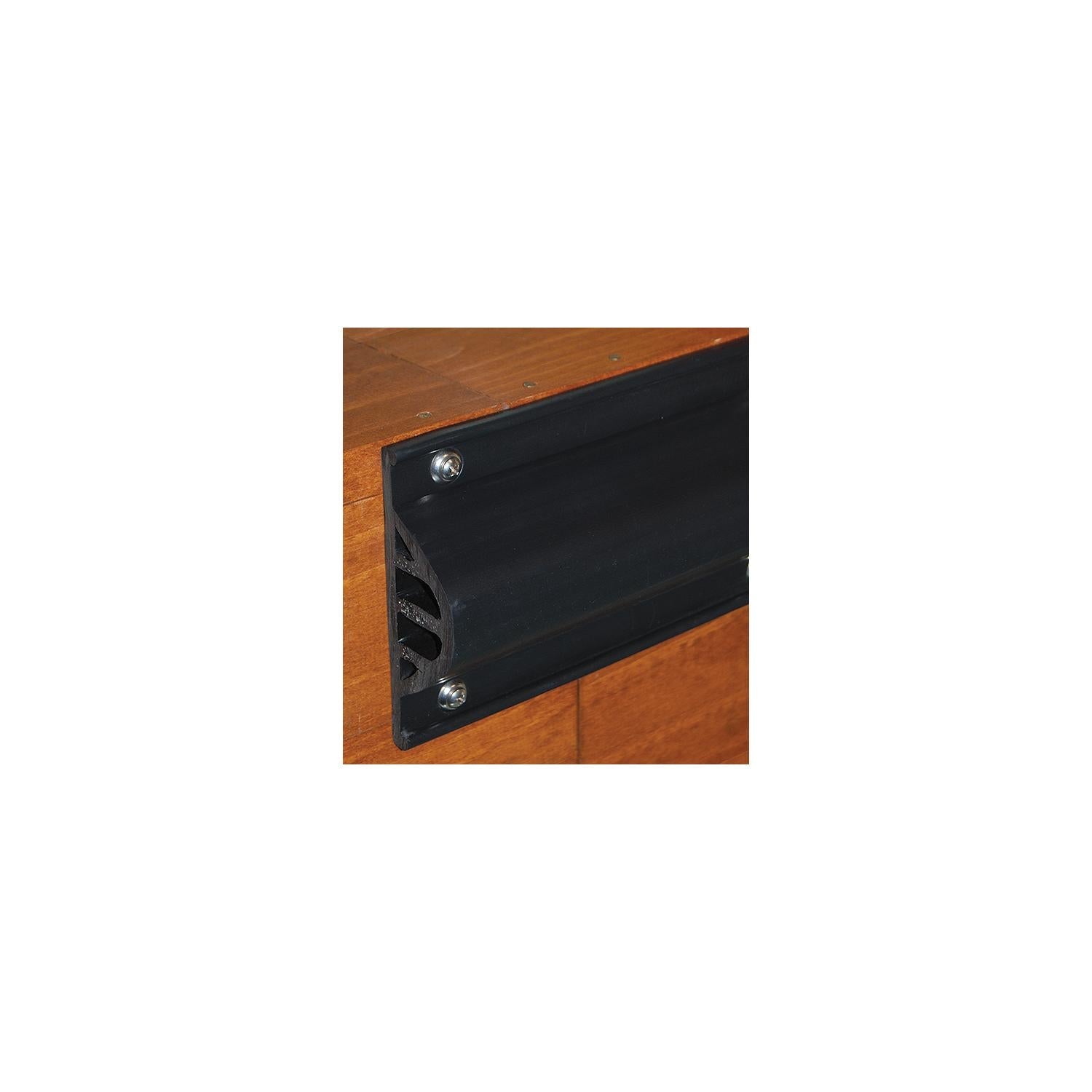 Taylor Made Products 45989 Taylor Dock Pro Commerical Grade Premium Side Gard, 4.25" High, 10' Straight, Black