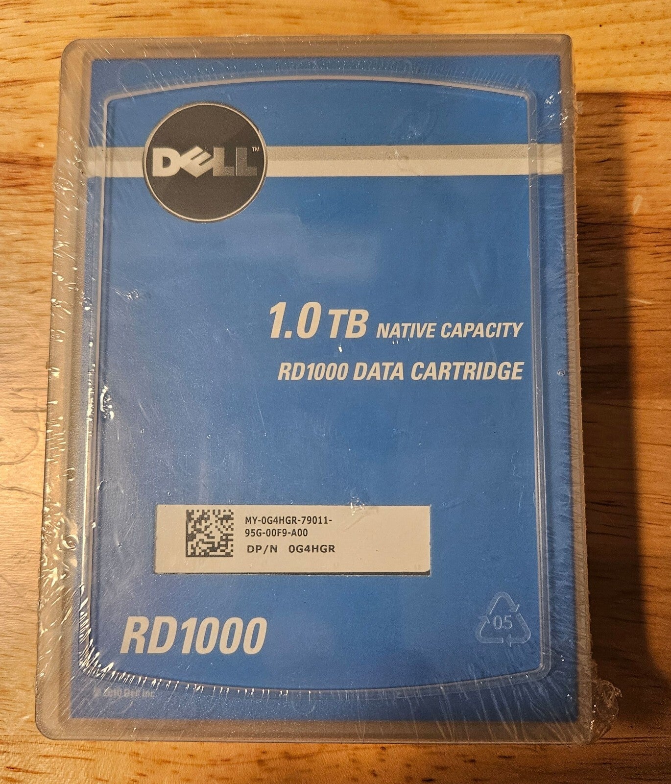 Dell 0G4HGR: 1TB Hard Disk Data Cartridge for RD1000 (New / Factory Sealed)