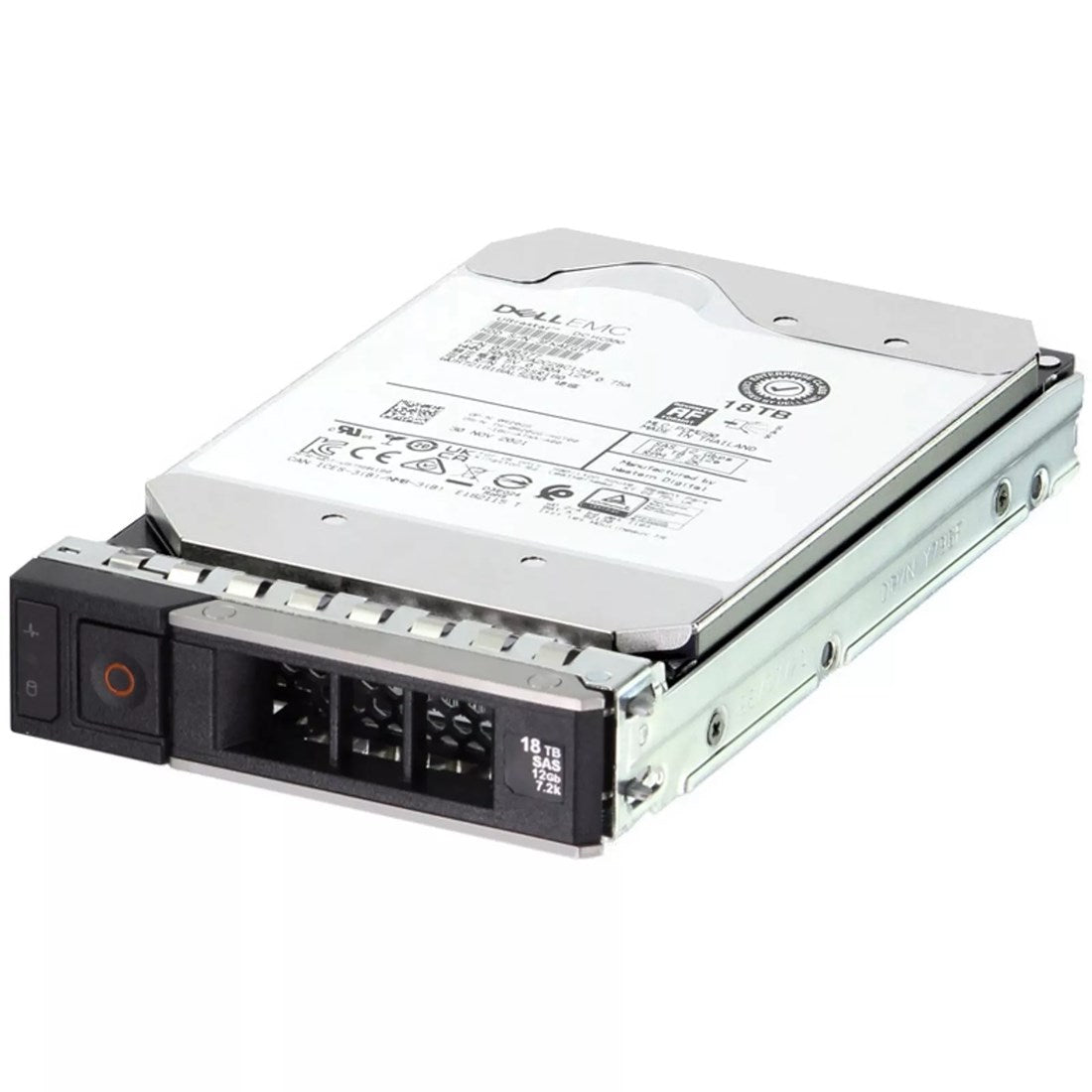 Dell EMC YF5G2 18TB 7.2K RPM SAS 12Gbps 512e 3.5inch Hot-Plug Hard Drive with Tray