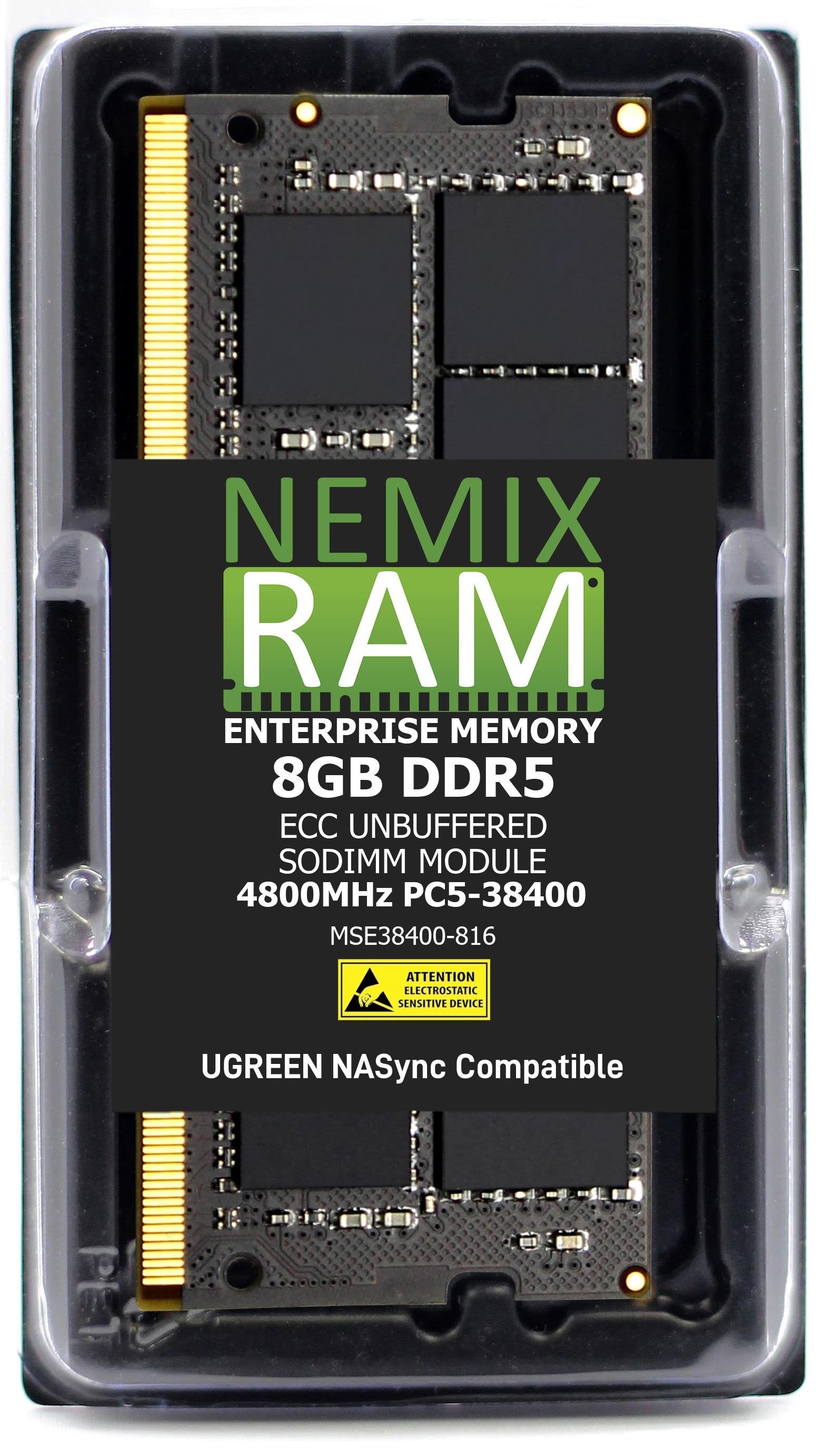 NEMIX RAM Memory Compatible with UGREEN NASync DXP4800 Plus, DXP480T Plus, DXP6800 Pro, DXP8800 Plus