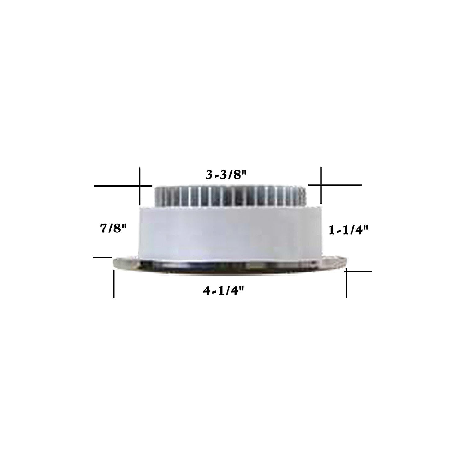 Scandvik 41369P LED 4" Flush Mount Ceiling Light, Warm White