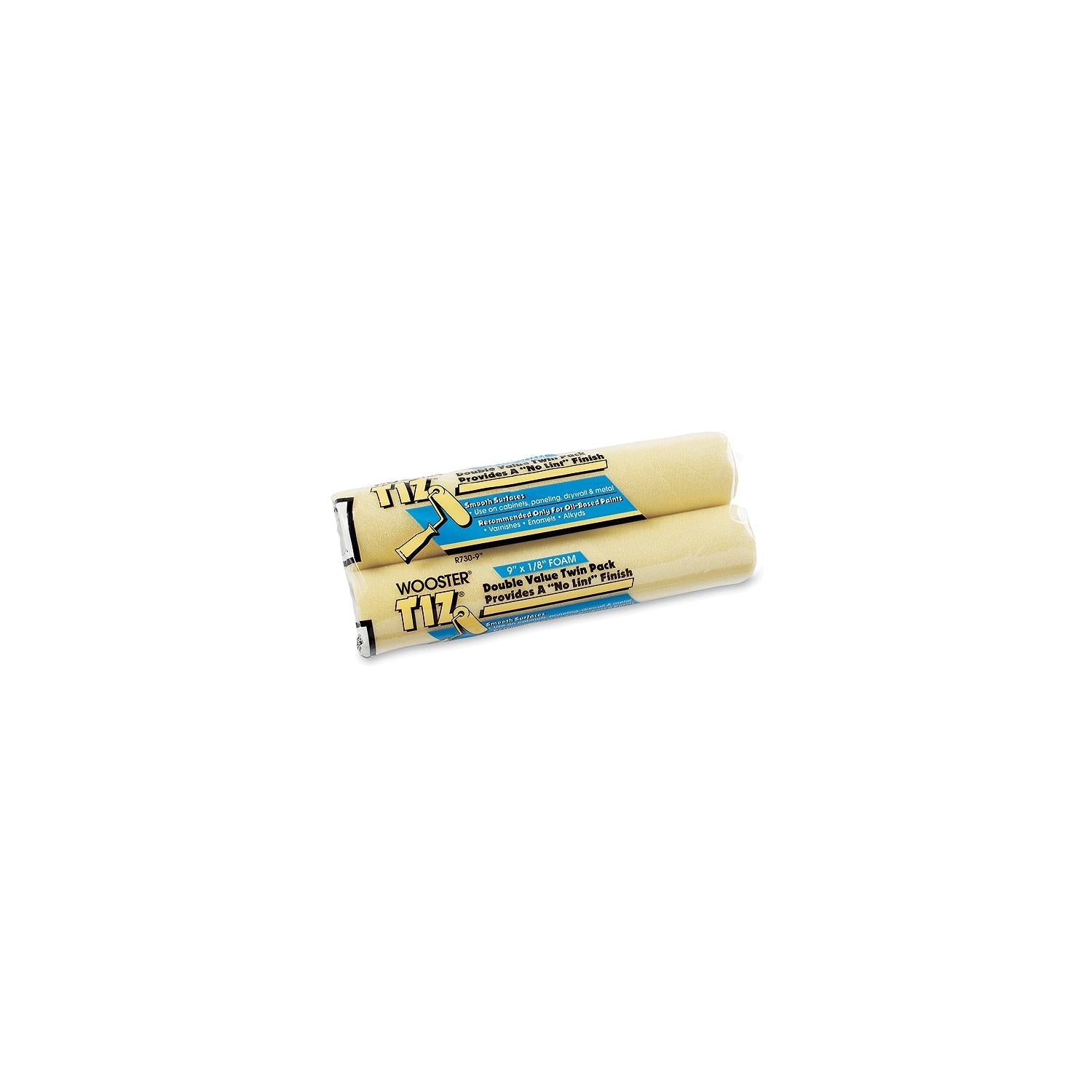 Wooster Brush R7307 Wooster Tiz 7" Foam Roller Twin Pack