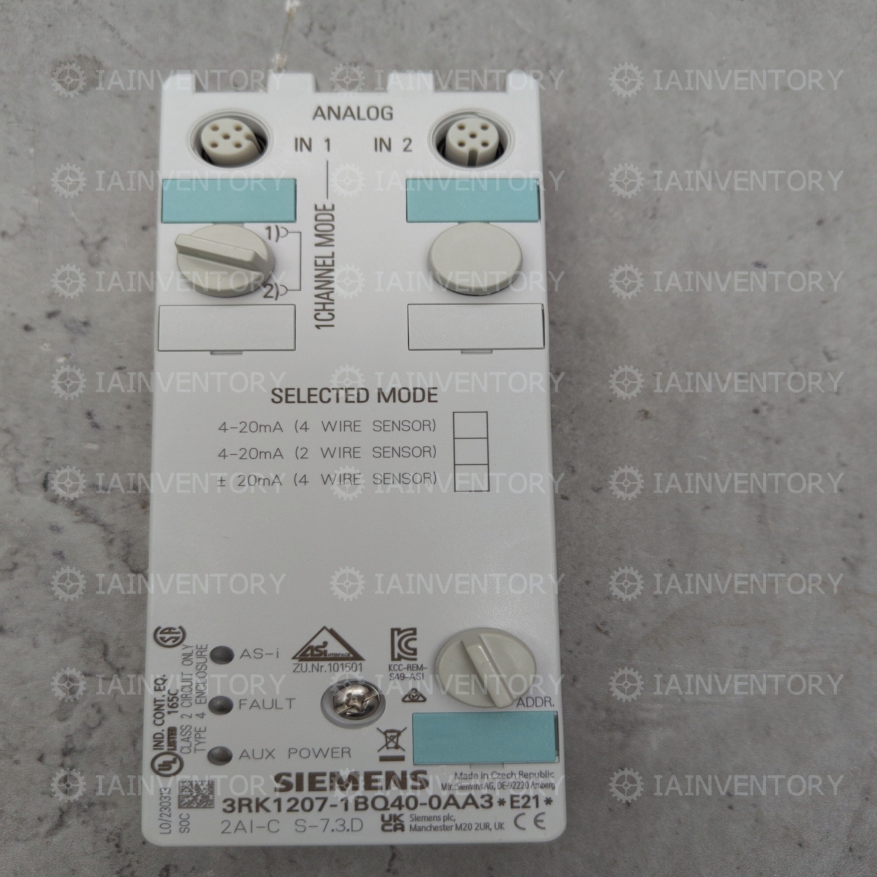 SIEMENS 3RK1207-1BQ40-0AA3