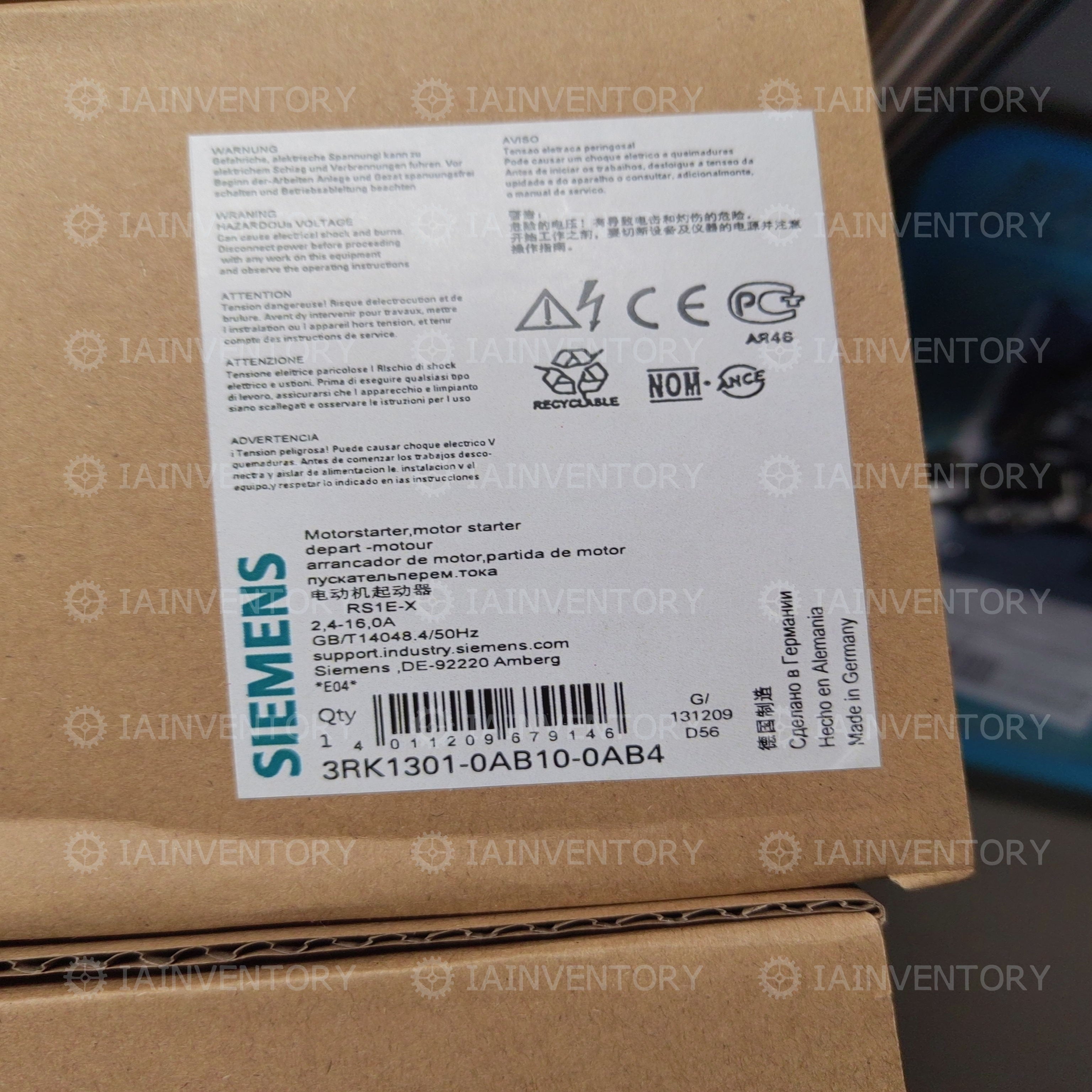 SIEMENS 3RK1301-0AB10-0AB4