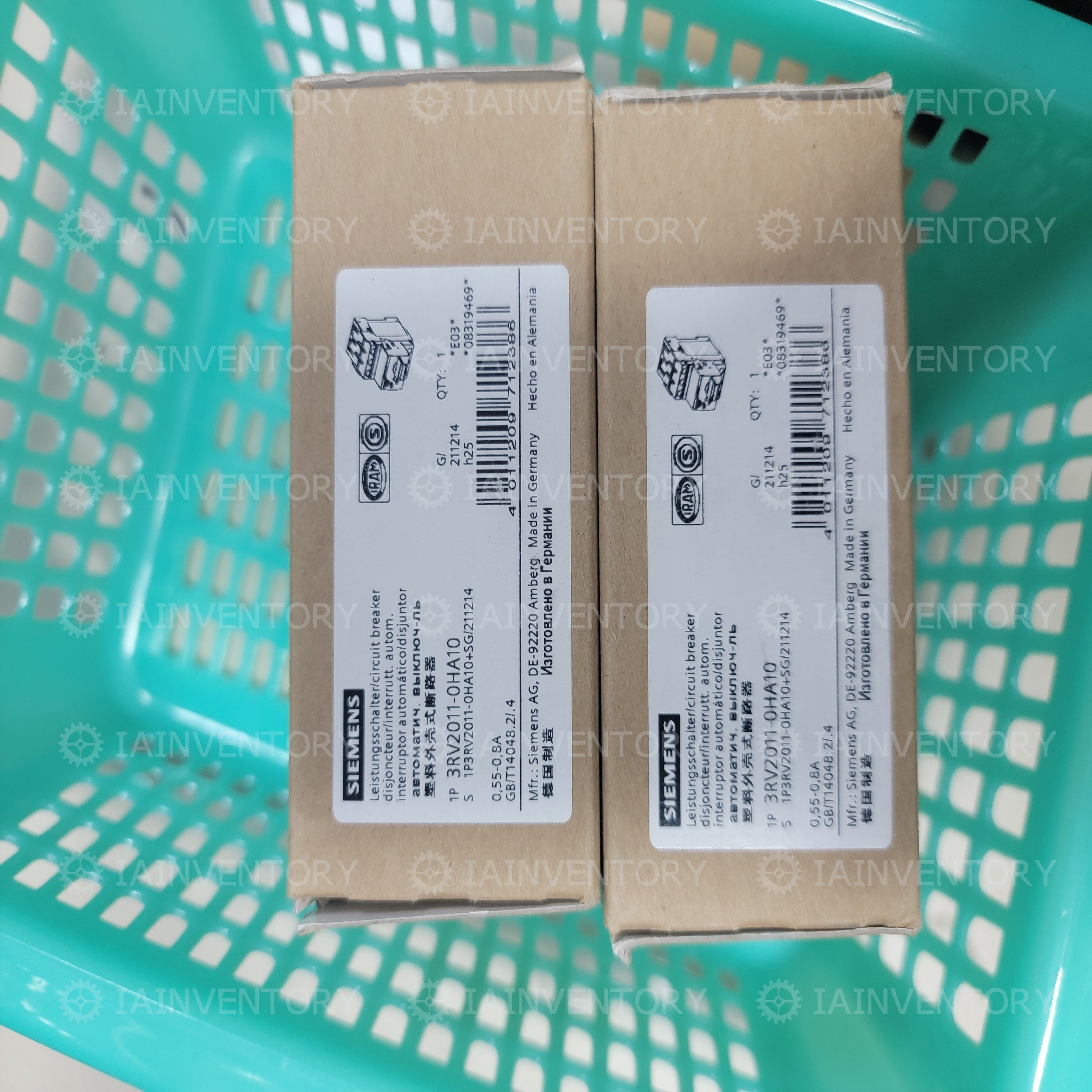 Siemens 3RV2011-0HA10 Protection Circuit Breaker 3RV2011-0HA10