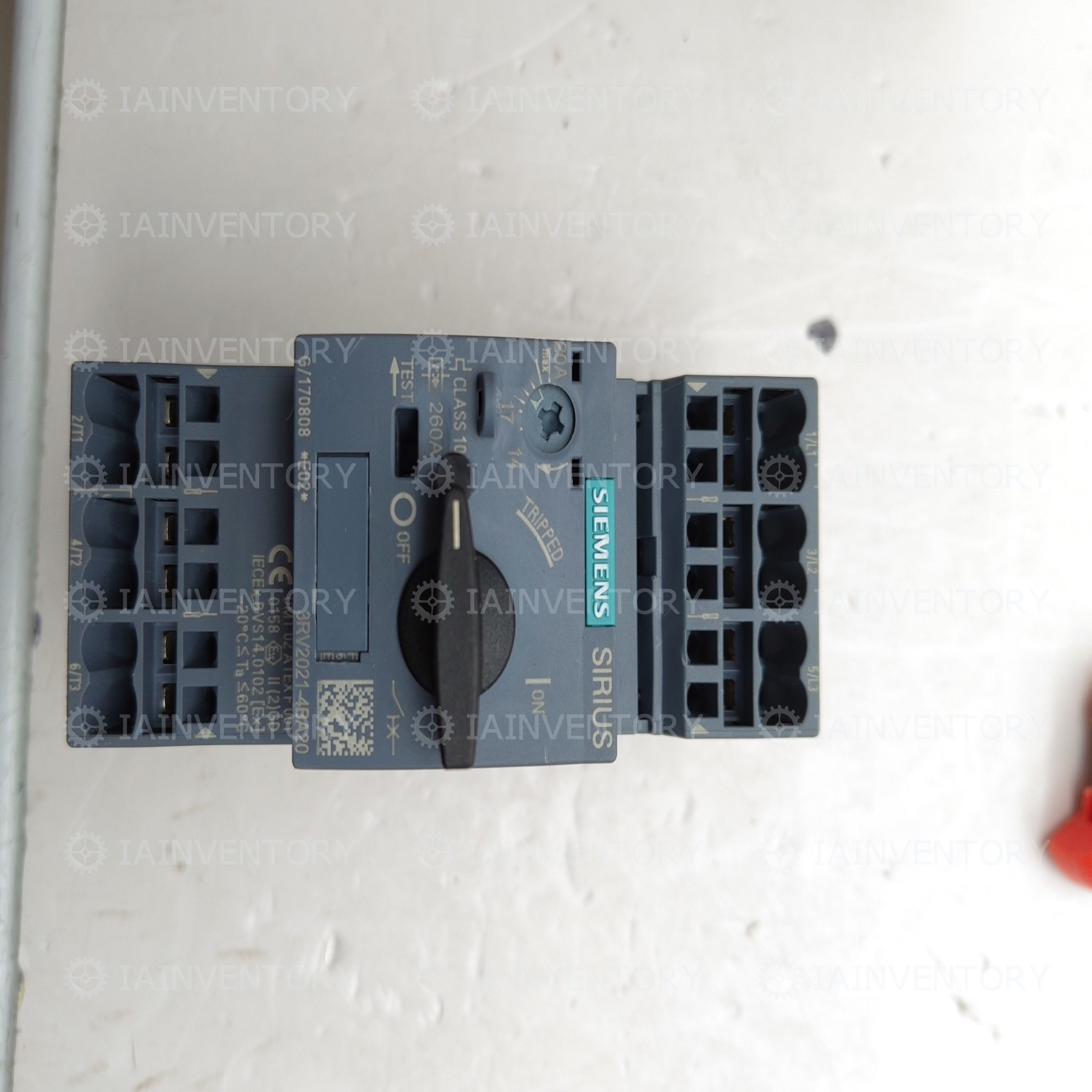 Siemens 3RV2021-4BA20 Power Switch 3RV2 021-4BA20