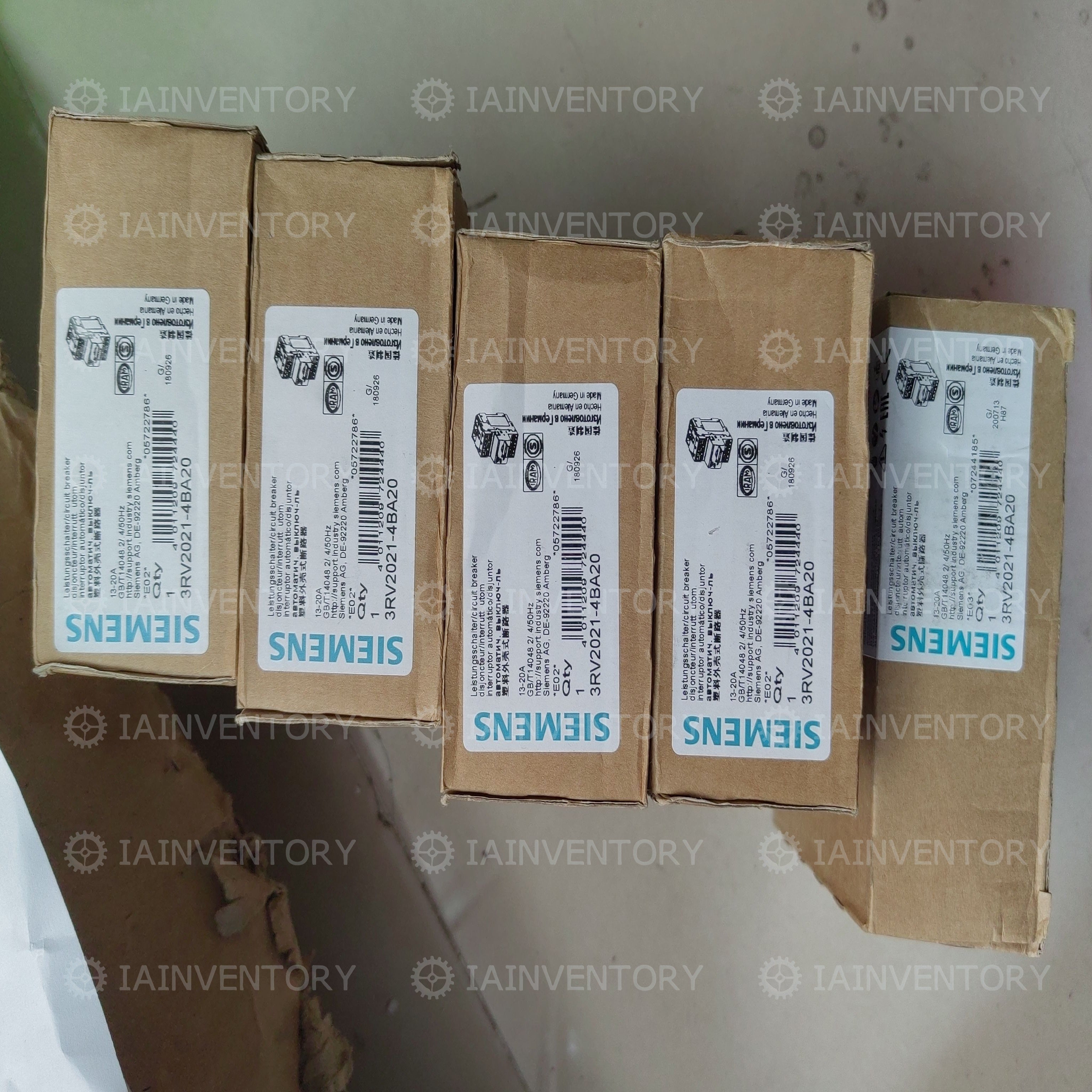 Siemens 3RV2021-4BA20 Power Switch 3RV2 021-4BA20