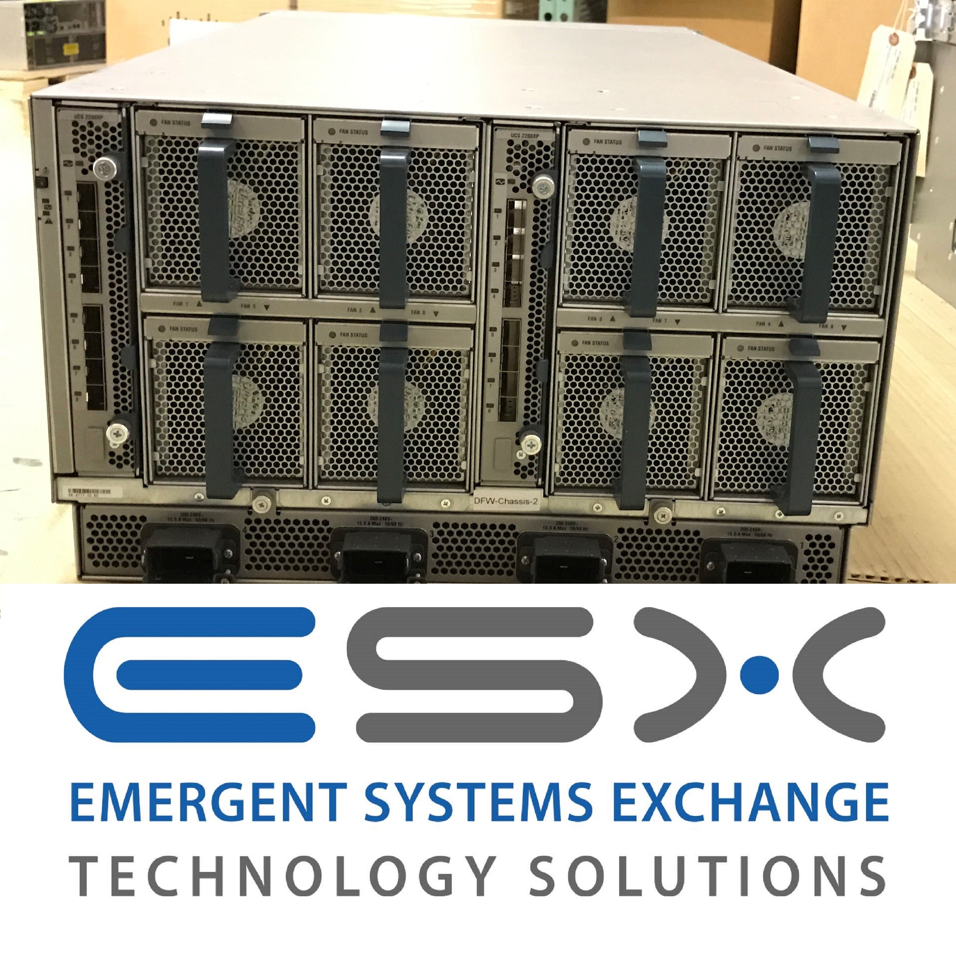 Cisco UCS 5108 Blade Chassis w/ 8x B200 M4 2x 12 Core E5-2670v3 2.3GHz 128GB RAM