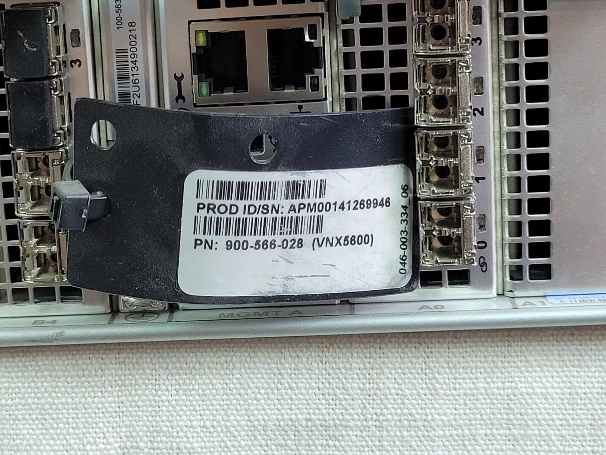 EMC VNX5600 with 2TB Flash & 40 x 300GB 15K w/ remote install and 1 yr warranty