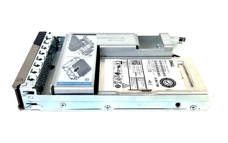 400-BCLT Dell 3.84TB SAS 12Gbps Mixed Use 2.5-inch Solid State Drive with 3.5-inch Hybrid Carrier
