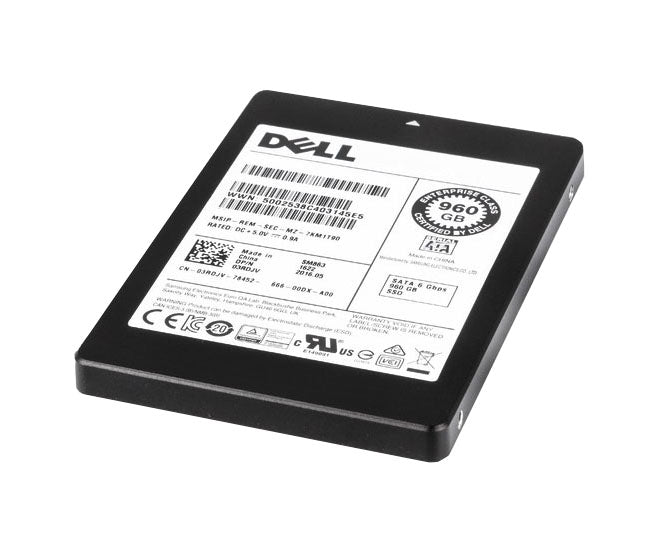 400-BDPP Dell 960GB SATA 6Gbps Read Intensive 2.5-Inch Solid State Drive