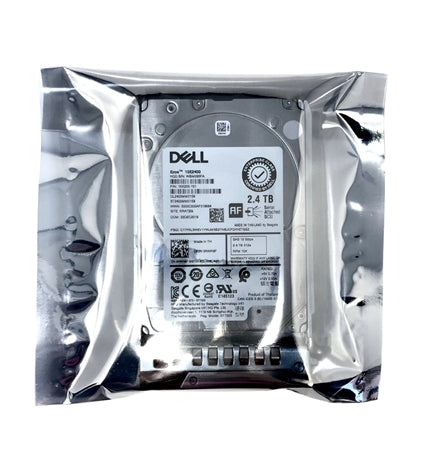 401-ABHQ K0N77 - Dell 2.4TB 10K RPM 2.5 inch SAS 512e 12Gbps hard drive and tray for PowerEdge G14 servers