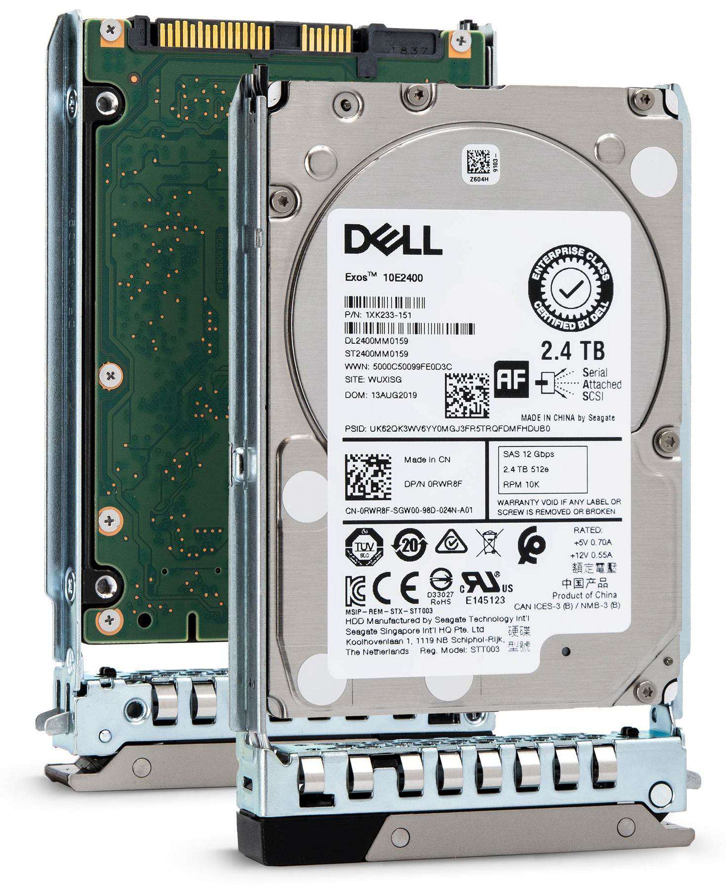Dell G14 400-AYIK 2.4TB 10K RPM SAS 12Gb/s 512e 2.5" Hard Drive
