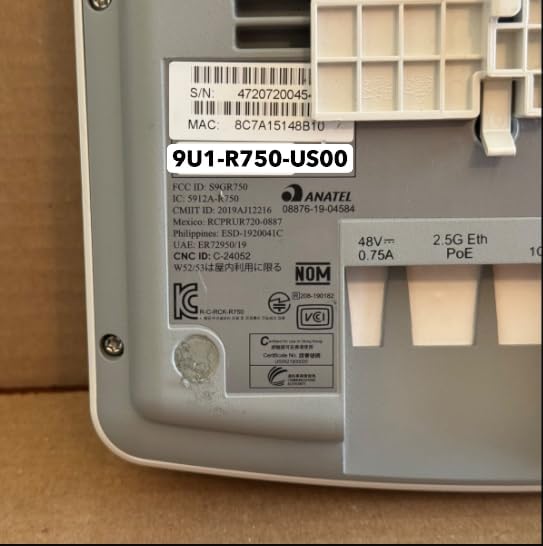 9U1-R750-US00 Ruckus Zoneflex R750 Unleashed Ap|B08GL558K5