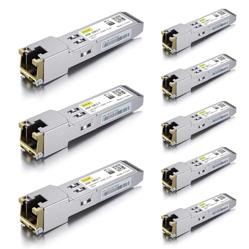 10Gtek 1.25G SFP Transceiver 1000Base-LX, 1310nm SMF SingleMode Fiber Optic Module, up to 10 km, for Cisco GLC-LH-SMD, Meraki MA-SFP-1GB-LX10, Ubiquiti UniFi, Fortinet, Mikrotik, TP-Link, Pack of 2|B08BP6MX14