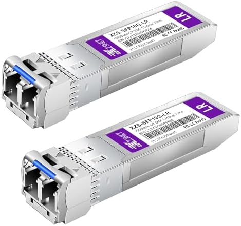 1000BASE-SX SFP Transceiver, 1.25G SFP to LC Multimode Fiber Module Compatible with Cisco GLC-SX-MMD, Ubiquiti UniFi UF-MM-1G, Mikrotik, Meraki, Netgear AGM731F, D-Link and More, 2 Pack|B0CJCH939W