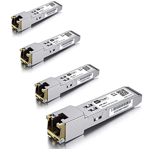 H!Fiber 1.25G Single Mode SFP LC Module, 1000Base-LX/LH Fiber Transceiver for Cisco GLC-LH-SMD, Meraki, Ubiquit UniFi, TP-Link, Fortinet, Intel, Netgear, Mikrotik and More (SMF,1310nm,20km,DDM) 2 Pack|B07B4B33N6