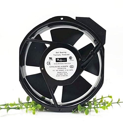 A-6AXFN Hoffman 5915PC-12T-B30-A09 115V Cooling Fan - 172×38mm 200/240CFM 0.31/0.28A Cooling Fan|B0F4K6ZF74
