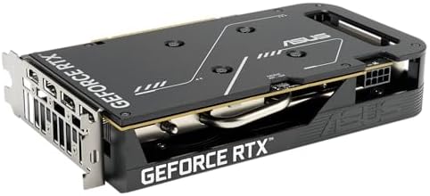 ASUS Dual NVIDIA GeForce RTX 3050 6GB OC Edition Gaming Graphics Card - PCIe 4.0, 6GB GDDR6 Memory, HDMI 2.1, DisplayPort 1.4a, 2-Slot Design, Axial-tech Fan Design, 0dB Technology, Steel Bracket|B0CVCG2VPK