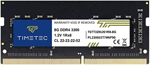 Timetec Premium 32GB KIT(2x16GB) DDR4 3200MHz (or 2933MHz or 2666MHz) PC4-25600 Non-ECC Unbuffered 1.2V CL22 2Rx8 Dual Rank 260 Pin SODIMM Laptop Notebook PC Computer Memory RAM Upgrade|B0FYP6H9T8