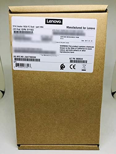 81Y1662 Emulex 16GB FC Dual Port HBA