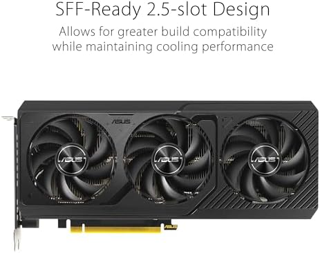 ASUS The SFF-Ready Prime GeForce RTX™ 5070 12GB GDDR7 Graphics Card (PCIe® 5.0, 12GB GDDR7, HDMI®/DP 2.1, 2.5-Slot, Axial-tech Fans, Dual BIOS)|B0DS6V1YSY