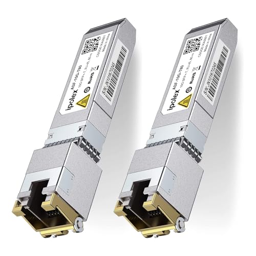 ipolex SFP+ 10GBase LR Singlemode Module, 10G SFP LC 1310nm Fiber Optic Transceiver for Cisco SFP-10G-LR, Ubiquiti UniFi UF-SM-10G, Meraki MA-SFP-10GB-LR, Netgear AXM762, Mikrotik and More, up to 10KM|B01EN33WYK