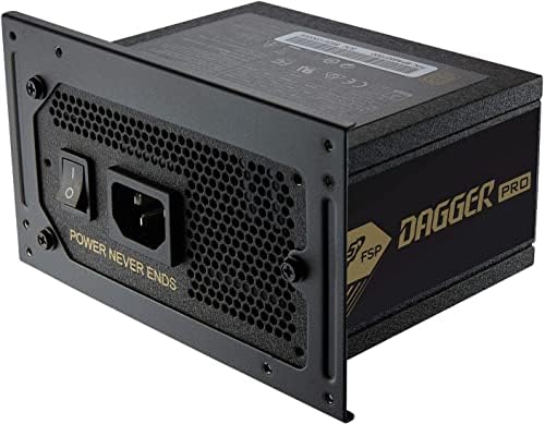 FSP Dagger Pro 650W SFX Power Supply, 80 Plus Gold, Full Modular (SDA2-650)|B07SYSLZDR