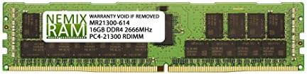 NEMIX RAM 16GB (1X16GB) DDR4 2666MHZ PC4-21300 1Rx4 1.2V CL19 288-PIN ECC RDIMM Registered Server Memory Compatible with Samsung M393A2K40DB2-CTD|B07YXCH3CT