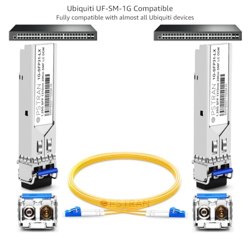 1000BASE-SX SFP Optical Transceiver Module Compatible with HPE Aruba J4858D J4858DCM JL745A Q8N53A ProCurve J4858C J4858B J4858A 850nm 550m DDM Duplex LC MMF|B09MTW3HVB