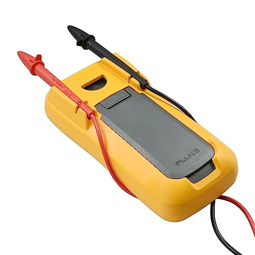 Fluke 17B+ Digital Multimeter, for Electrical Applications, Measures AC/DC Voltage 1000V, Current Measurements to 10A, Resistance, Continuity, Diode, Capacitance, Frequency, and Temperature Testing