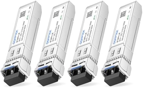4Pack 10GBASE-T SFP+ to RJ45 Copper Module Mini-GBIC Transceiver for Cisco SFP-10G-T-S, Ubiquiti UF-RJ45-10G , Netgear, Mikrotik, D-Link, Supermicro, TP-Link, Linksys, CAT6A/CAT7, up to 100FT(30M)|B08P4MJ36T
