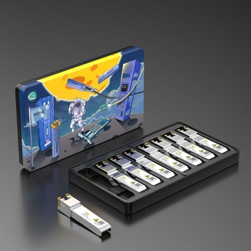 10Gtek 10GBase-SR SFP+ LC Transceiver, 10G 850nm Multimode SFP Module, up to 300 Meters, for Cisco SFP-10G-SR, Meraki MA-SFP-10GB-SR, Ubiquiti UniFi UF-MM-10G, Fortinet, Mikrotik and More, Pack of 10|B00ZCDDOPS