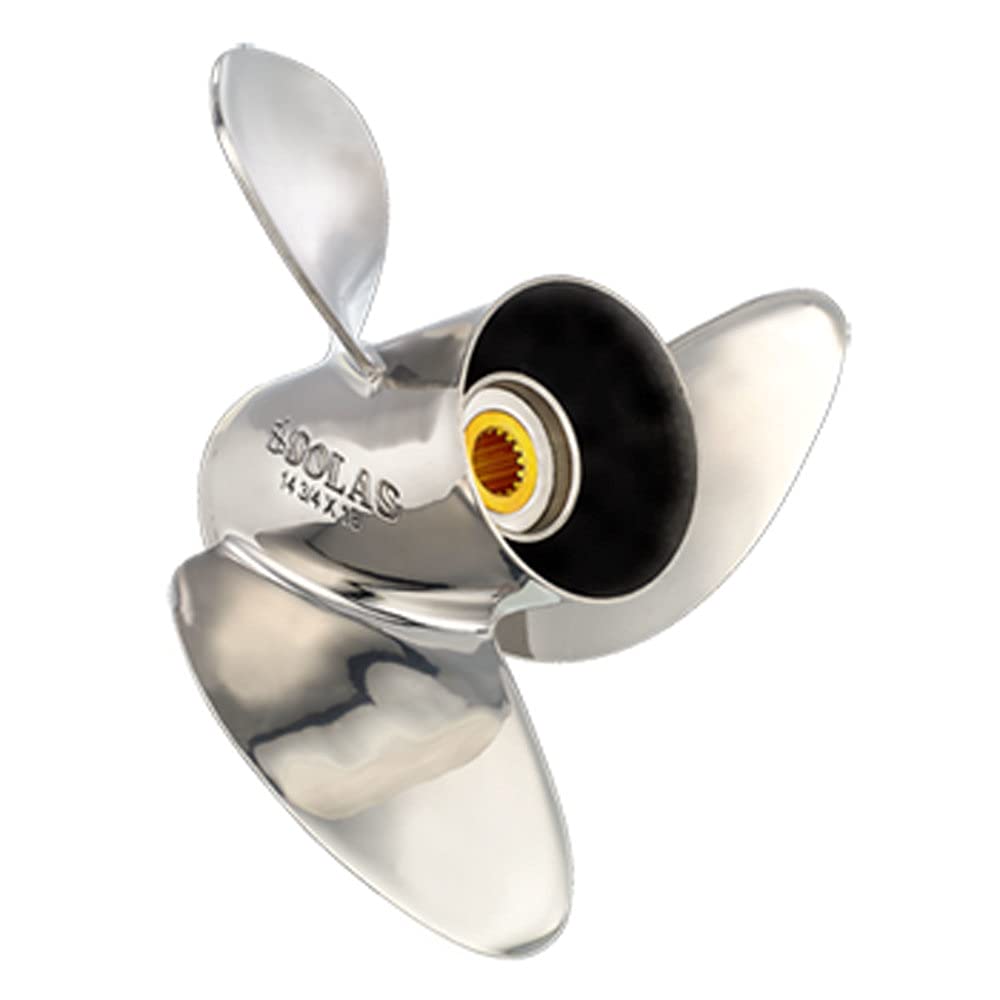 Solas Propeller 3451-139-19 Solas HR Titan SS 3-Blade Propeller for Yamaha