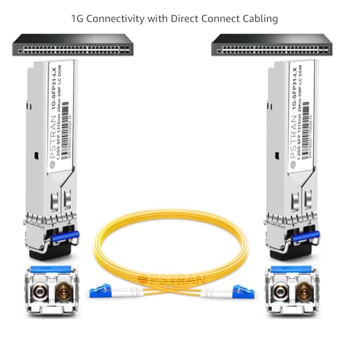 1000BASE-SX SFP Optical Transceiver Module Compatible with HPE Aruba J4858D J4858DCM JL745A Q8N53A ProCurve J4858C J4858B J4858A 850nm 550m DDM Duplex LC MMF|B09MTW3HVB