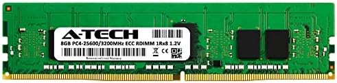 A-Tech 8GB RAM for Dell PowerEdge FC430, FC630, FC830, MX740c, R540, R640, R650xs, R740xd, R740xd2, R840 | DDR4 3200MHz PC4-25600 ECC RDIMM 1Rx8 Registered Server Memory Upgrade