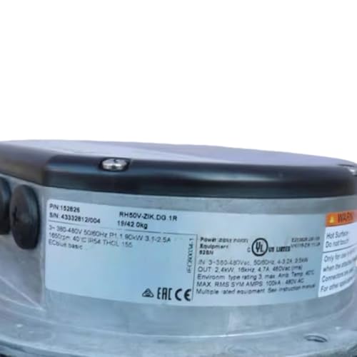 RH50V-ZIK.DG.1R 380-480V 3.1-2.5A 1.90W 1650RPM Cooling Fan 500mm