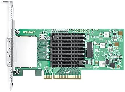 PCIe 3.0 x8 12G External SAS/SATA HBA RAID Controller Card, Broadcom 3008 Chip, Compatible with LSI 9300-8E, Mini SAS HD (SFF-8644) Connector, for Server/Storage Expansion|B0868Q65TD