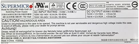 Supermicro Supermico PWS-704P-1R 1u Redundant Power Supply (Renewed)|B0CZBW85T4