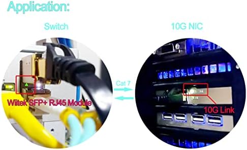 10G SFP+ to RJ45 Copper Modules, 1.25G/2.5G/5G/10GBase-T Ethernet to SFP+ Transceiver Compatible for HPE Blade System 813874-B21 HPE ProCurve & HPE Aruba(Cat 6a/7 or Better, 30-Meter)|B0B3F2JMS2