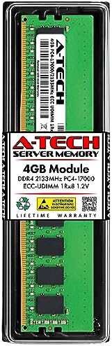 A-Tech Server 32GB Kit (2x16GB DDR4 2400MHz PC4-19200 ECC UDIMM 2Rx8 Dual Rank 1.2V ECC Unbuffered DIMM 288-Pin Server & Workstation RAM Memory Upgrade Modules (A-Tech Enterprise Series