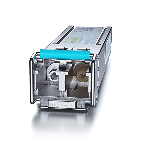 10Gtek 𝟭𝟬/𝟭𝟬𝟬/𝟭𝟬𝟬𝟬𝗕𝗮𝘀𝗲-𝗧 𝗖𝗼𝗽𝗽𝗲𝗿 𝗦𝗙𝗣, Auto-Negotiation SFP to RJ45 Mini-GBIC Transceiver or Cisco GLC-T(10/100/1000)/SFP-GE-T(10/100/1000) Pack of 2|B09NNMP934