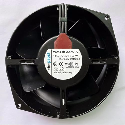 for W2S130-AA25-77 Fan W2S130-AA25-77 150×55mm 115V 40W 2-Wire High Temperature Fan|B0FSLPB4MF
