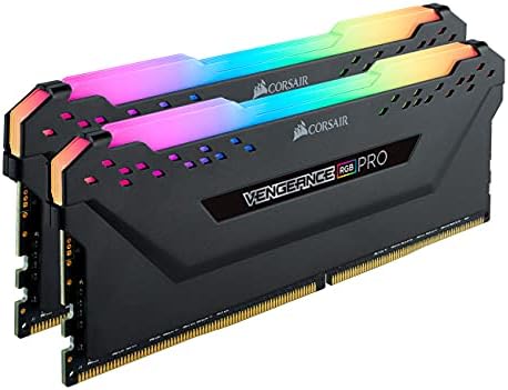 CORSAIR Vengeance RGB PRO DDR4 RAM 32GB (2x16GB 3600MHz CL18-22-22-42 1.35V Intel AMD Desktop Computer Memory - Black (CMW32GX4M2Z3600C18
