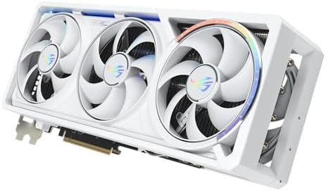 ASUS ROG Astral GeForce RTX 5090 White OC Edition Gaming Graphics Card (PCIe 5.0, 32GB GDDR7, HDMI/DP 2.1, 3.8-slot, 4fan design, Axial-tech fans, patented vapor chamber, Phase-change GPU thermal pad)|B0FJQNQ8M7